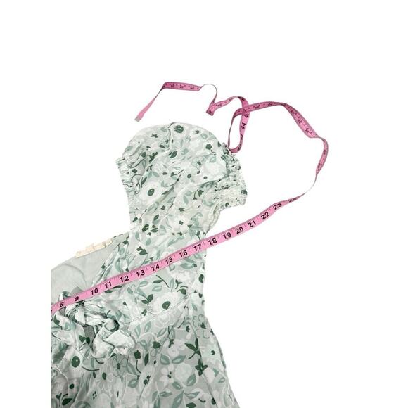 Anthropologie Forever That Girl Sweetheart Mini Dress Size Large Tie Front - Picture 5 of 8